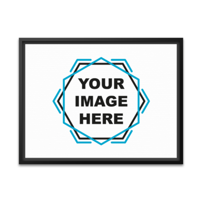Custom Black Framed Canvas - Landscape