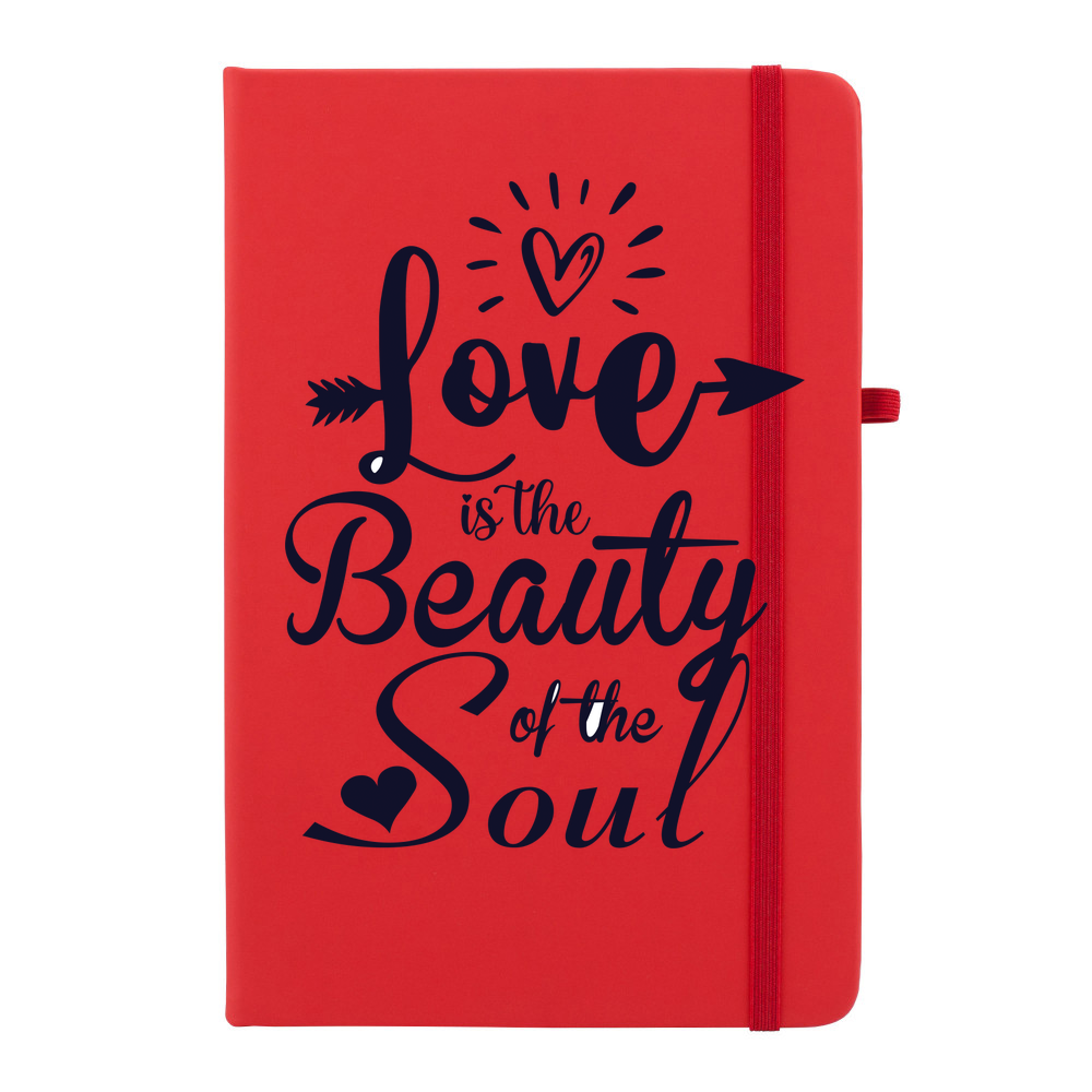 Love Is The Beauty Of The Soul Personalised Soft Feel Notebook - Image 7