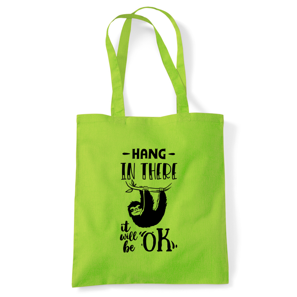 Hang In There Sloth Tote Bag - Image 39