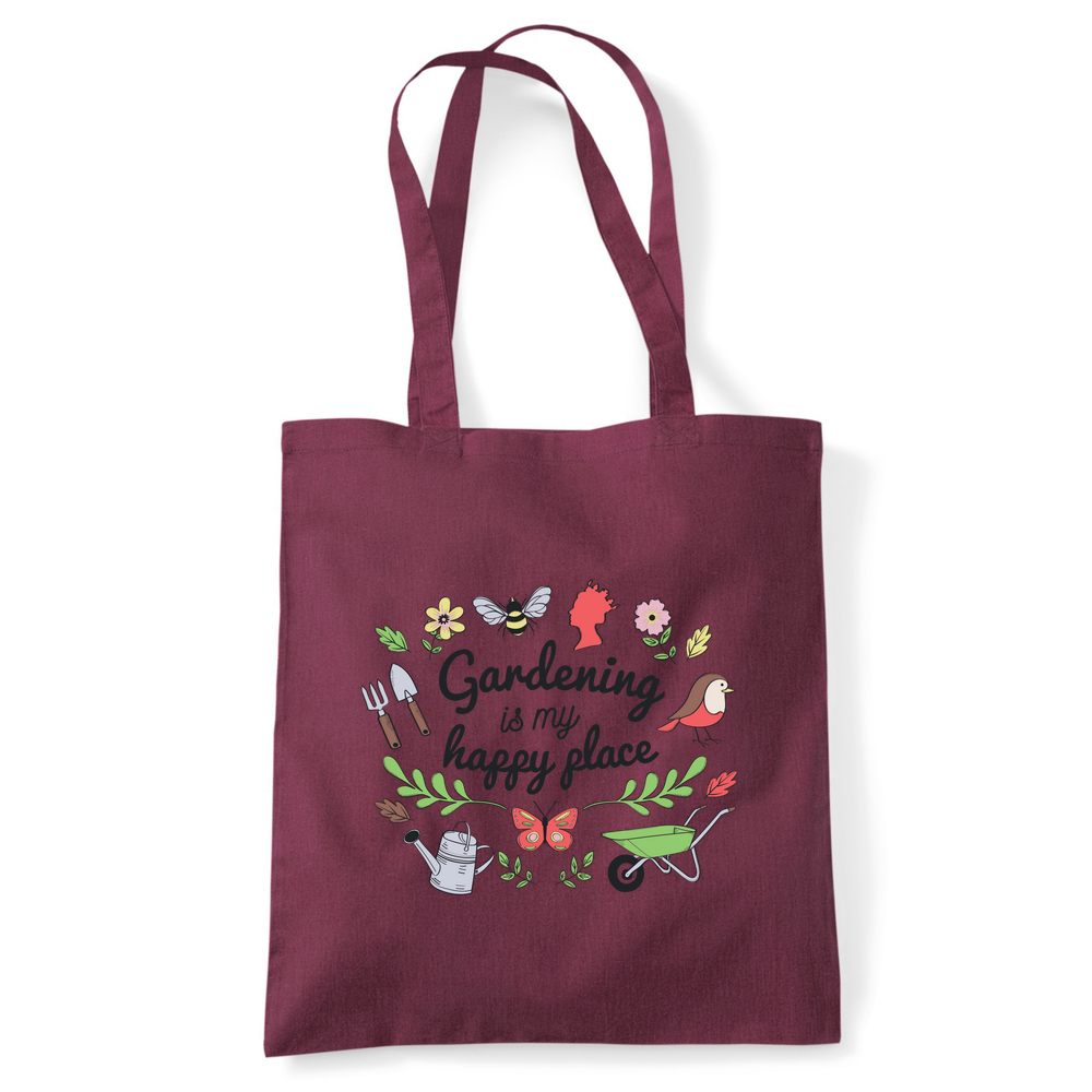 Gardening is my Happy Place Tote Bag - Image 20