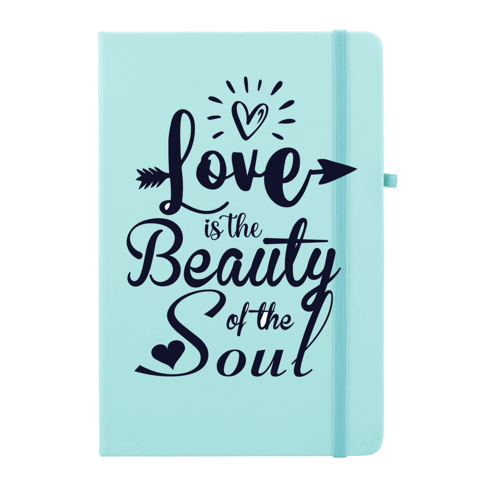 Love Is The Beauty Of The Soul Personalised Soft Feel Notebook - Image 11