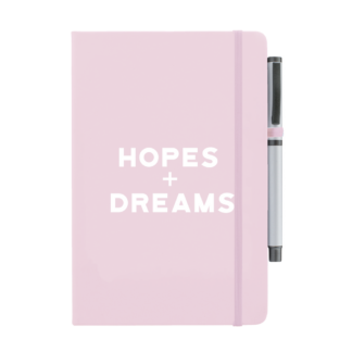 Hopes + Dreams Personalised Notebook with Pen