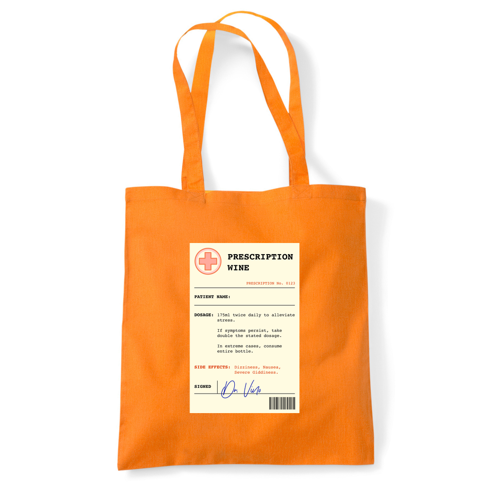 Wine Prescription Personalised Tote Bag - Image 15