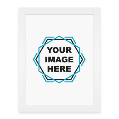 Custom White Framed Photo Print - Portrait - Image 3