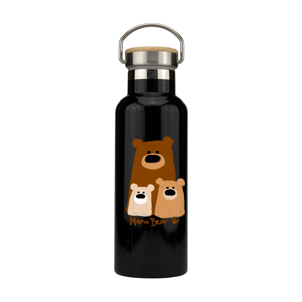Mama Bear Personalised Metal Bottle - Image 3