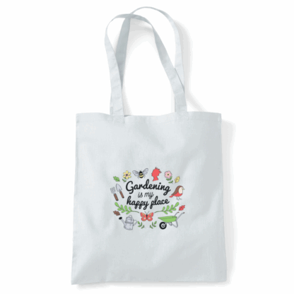 Gardening is my Happy Place Tote Bag - Image 35