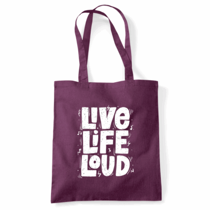 Live Life Loud Tote Bag - Image 30