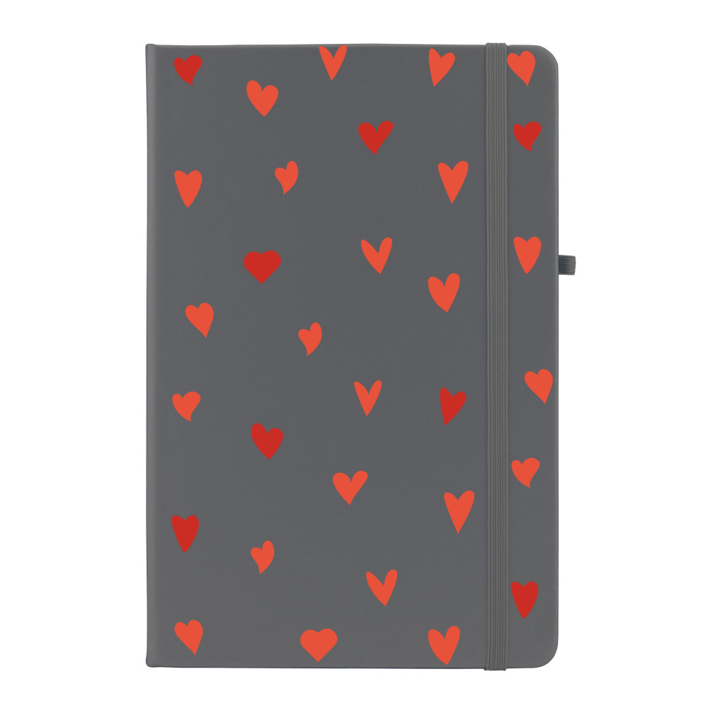 Love Hearts Personalised Feel A5 Notebook - Image 5