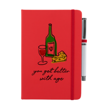 You Get Better With Age Personalised Notebook with Pen - Image 5