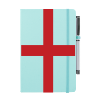 England Flag Personalised Pen & Notebook Set - Image 4