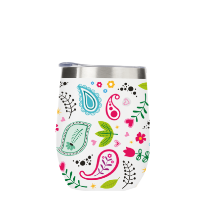 Paisley Pattern Metal Drinks Tumbler