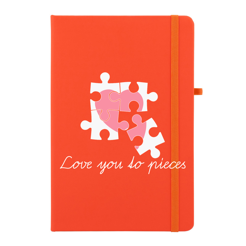 Love You To Pieces Personalised Soft Feel Notebook - Image 12