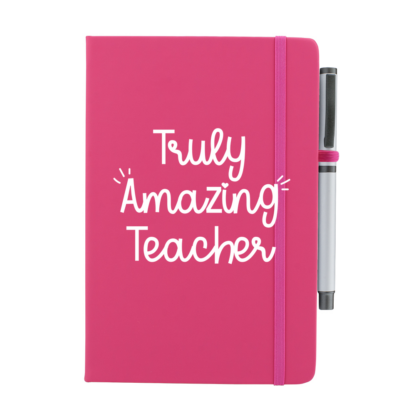 Truly Amazing Teacher Personalised Pen & Notebook Set - Image 6