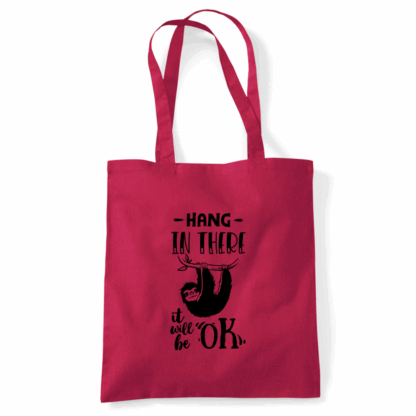 Hang In There Sloth Tote Bag - Image 32