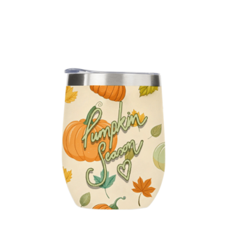 Pumpkin Season Metal Drinks Tumbler