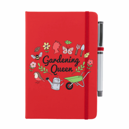 Gardening Queen Personalised Notebook with Pen - Image 8