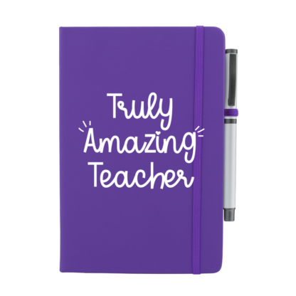 Truly Amazing Teacher Personalised Pen & Notebook Set