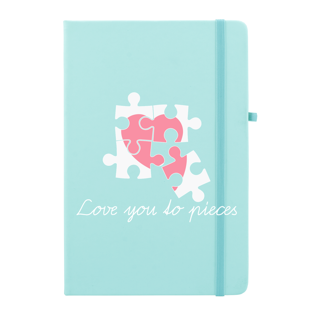 Love You To Pieces Personalised Soft Feel Notebook - Image 11