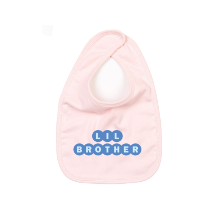 Lil Brother Personalised Baby Bib - Image 5