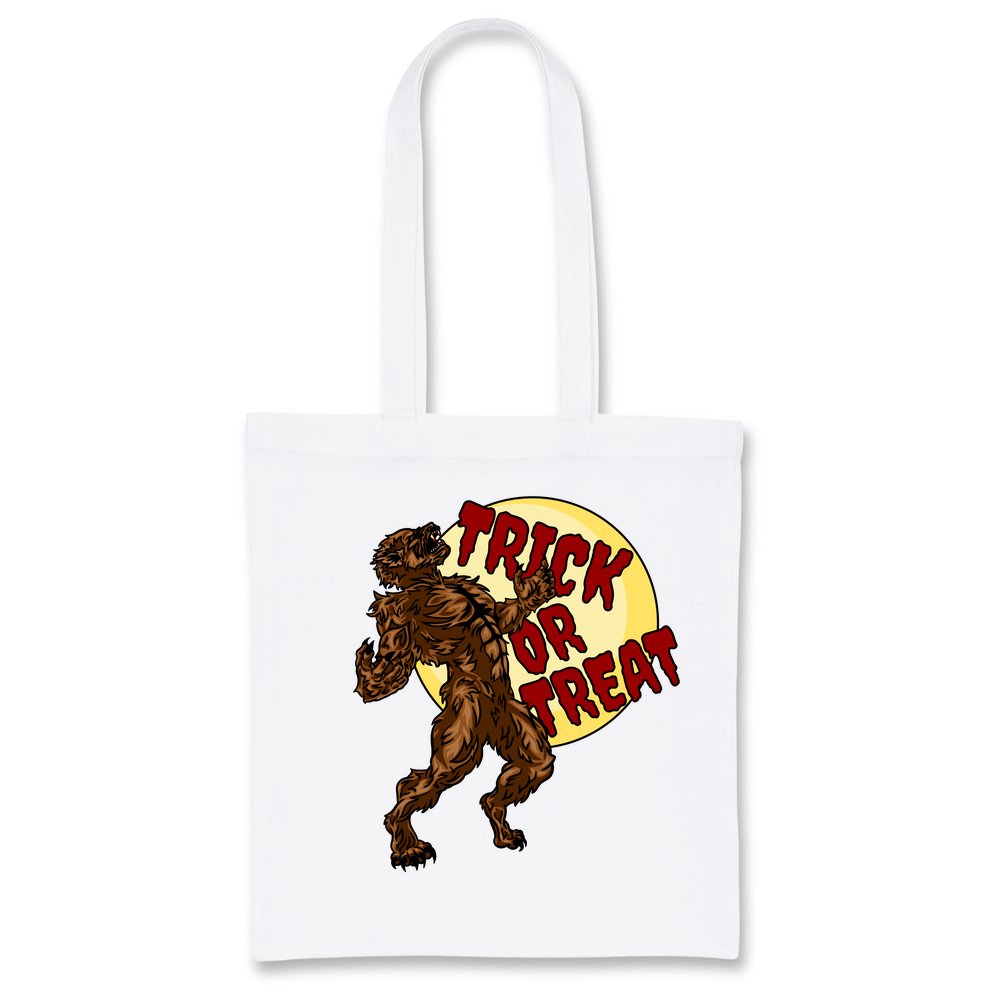 Trick or Treat Werewolf Personalised Tote Bag - Image 4