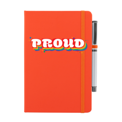 Proud Personalised Notebook with Pen - Image 8