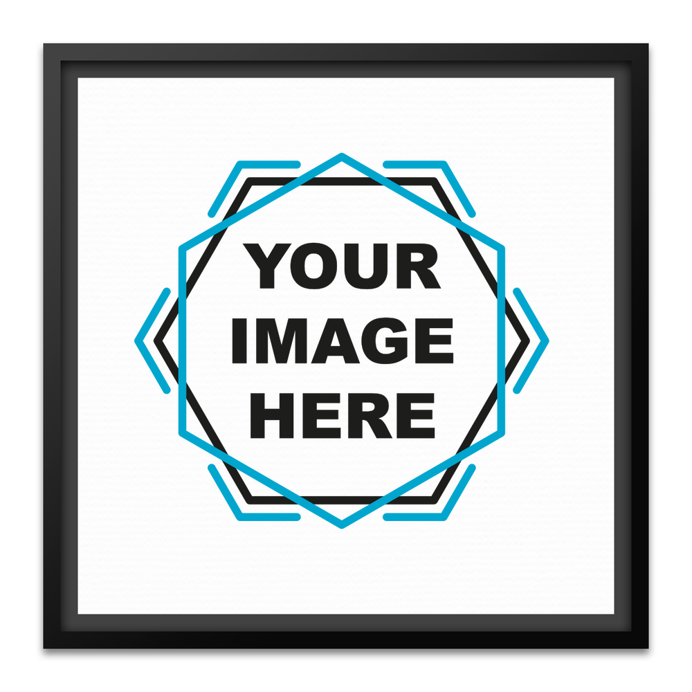 Custom Black Framed Canvas - Square - Image 2