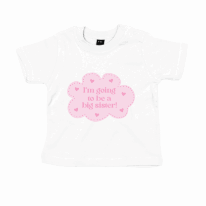 I'm Going To Be a Big Sister Baby/Toddler T-Shirt - Image 3