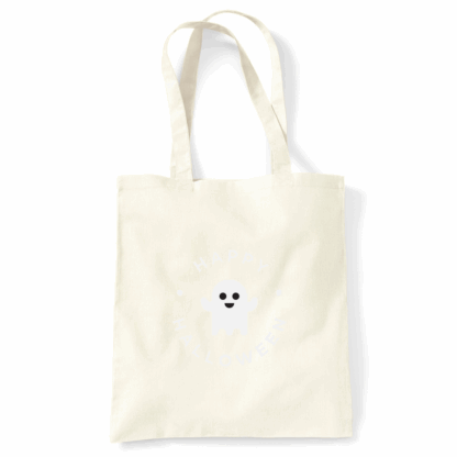 Happy Halloween Ghost Personalised Cotton Tote Bag - Image 4