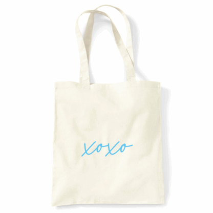 xoxo Personalised Natural Cotton Tote Bag