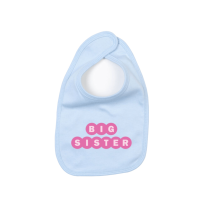 Big Sister Personalised Baby Bib - Image 5