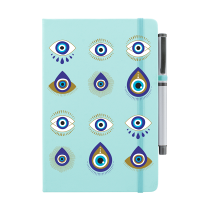 Evil Eye Personalised Notebook with Pen