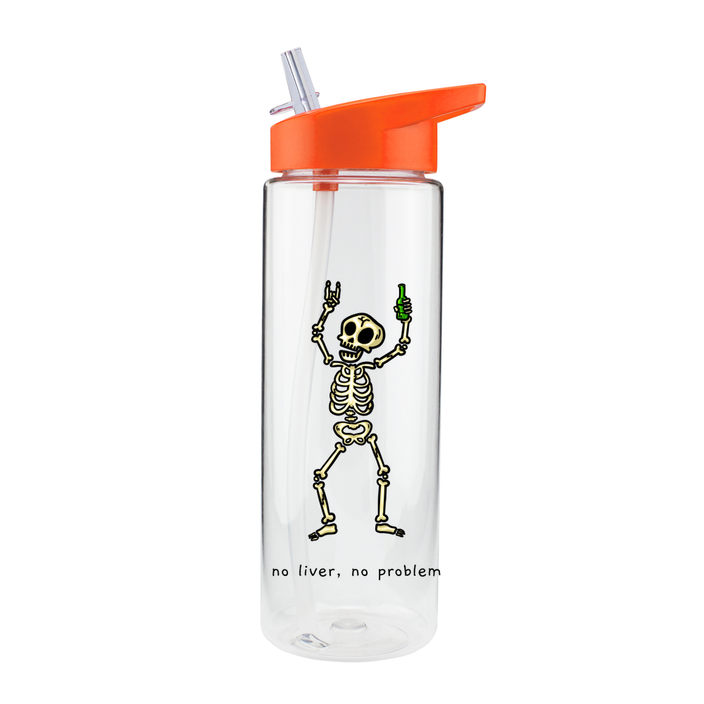 No Liver, No Problem Skeleton Bottle - Image 9