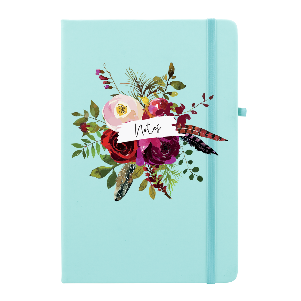 Notes Floral Bouquet Personalised Notebook - Image 2