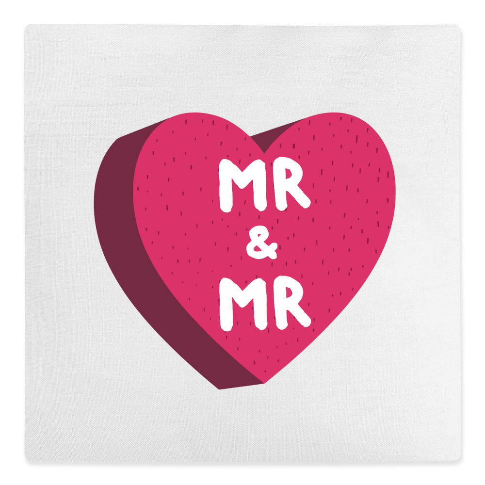 Mr & Mr Canvas Cushion - Image 4