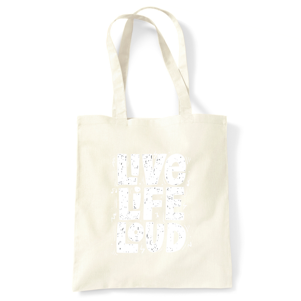 Live Life Loud Tote Bag - Image 14