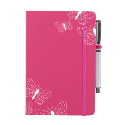 Butterflies Outlines Personalised Notebook with Pen - Image 9