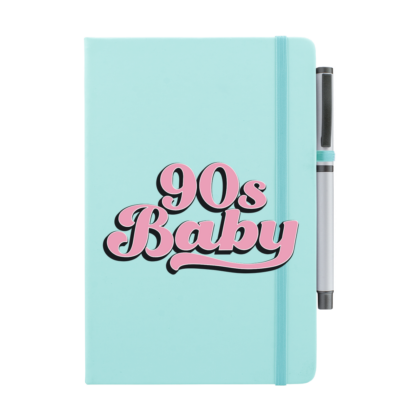90s Baby Personalised Notebook with Pen - Image 14