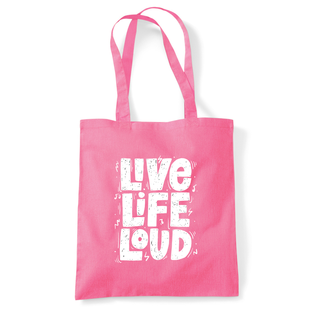 Live Life Loud Tote Bag - Image 6