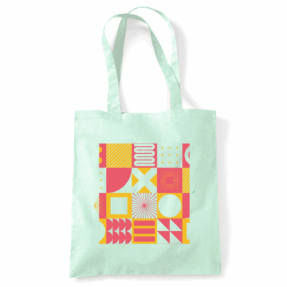 Square Patterns Tote Bag - Image 45