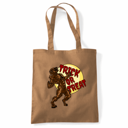 Trick or Treat Werewolf Personalised Tote Bag - Image 48