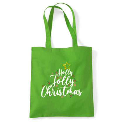 Holly Jolly Christmas Tote Bag - Image 14
