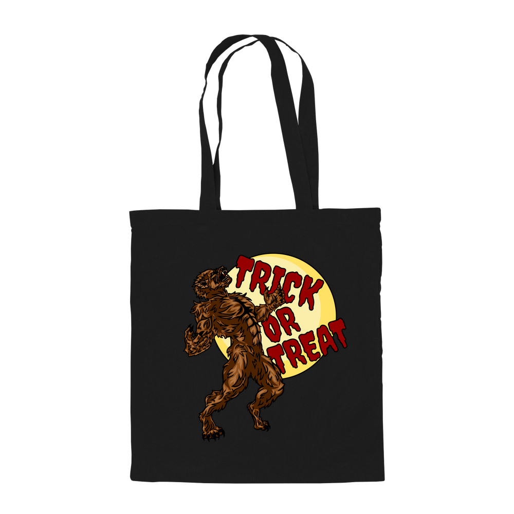 Trick or Treat Werewolf Personalised Tote Bag - Image 3