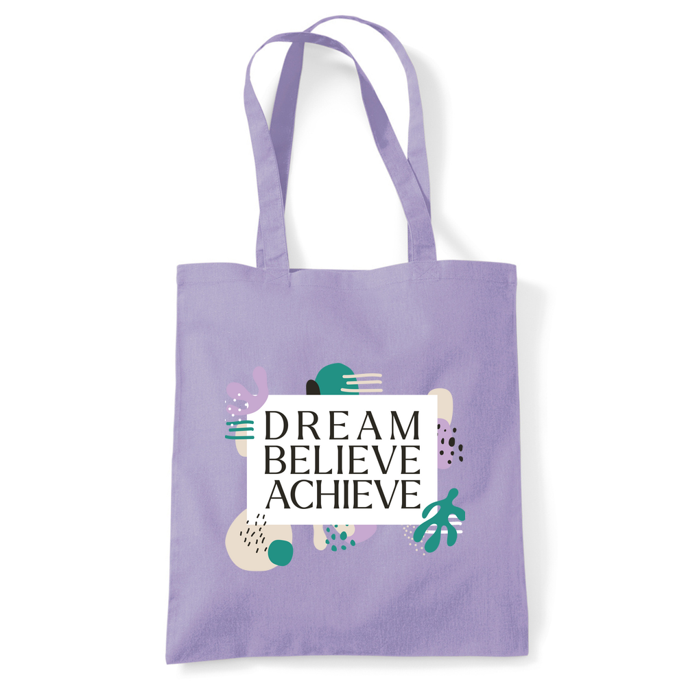 Dream Believe Achieve Tote Bag - Image 23