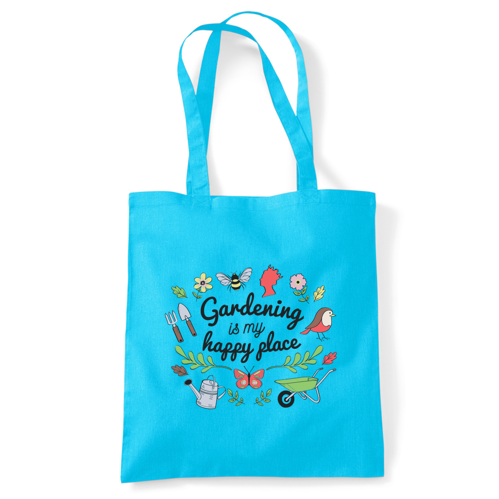 Gardening is my Happy Place Tote Bag - Image 11