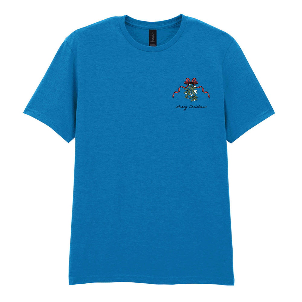 Merry Christmas Mistletoe Cotton T-Shirt - Image 16