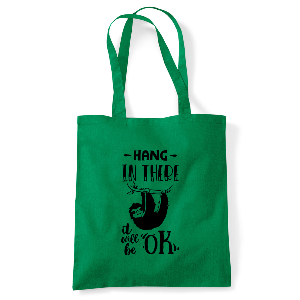 Hang In There Sloth Tote Bag - Image 40