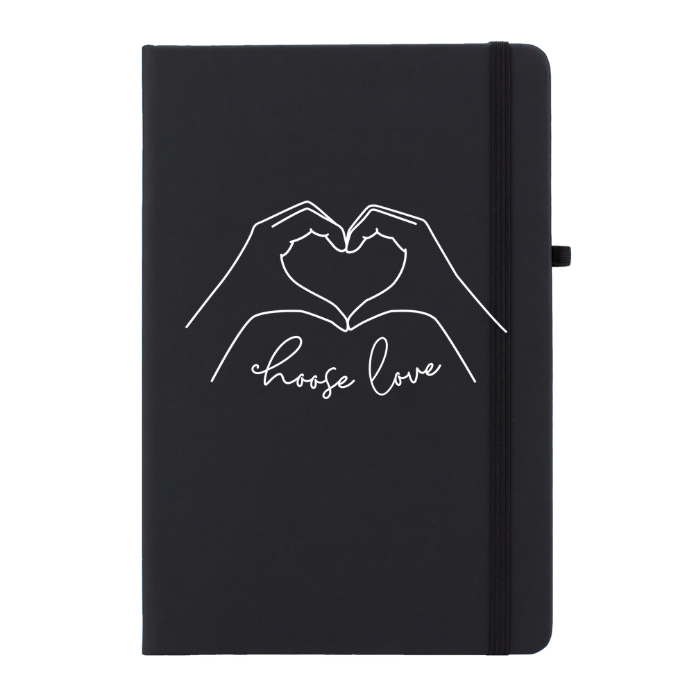 Choose Love Personalised Soft Feel Notebook - Image 3