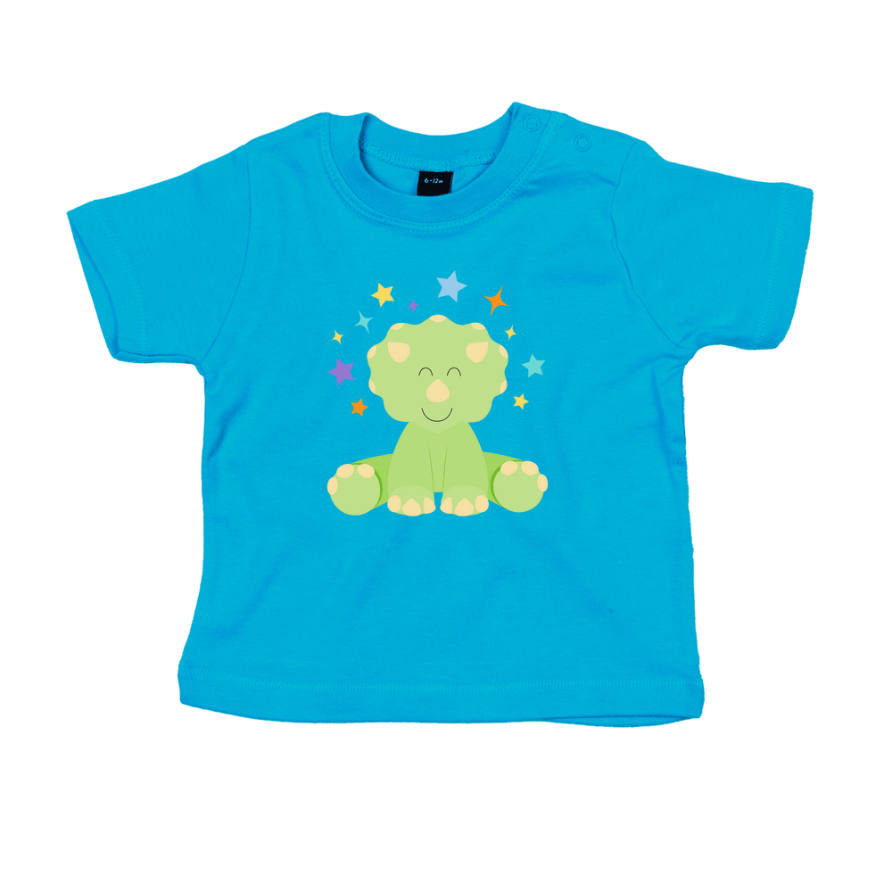 Cute Dinosaur Personalised Baby/Toddler T-Shirt - Image 5