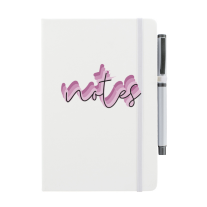 Notes Personalised Notebook with Pen - Image 2