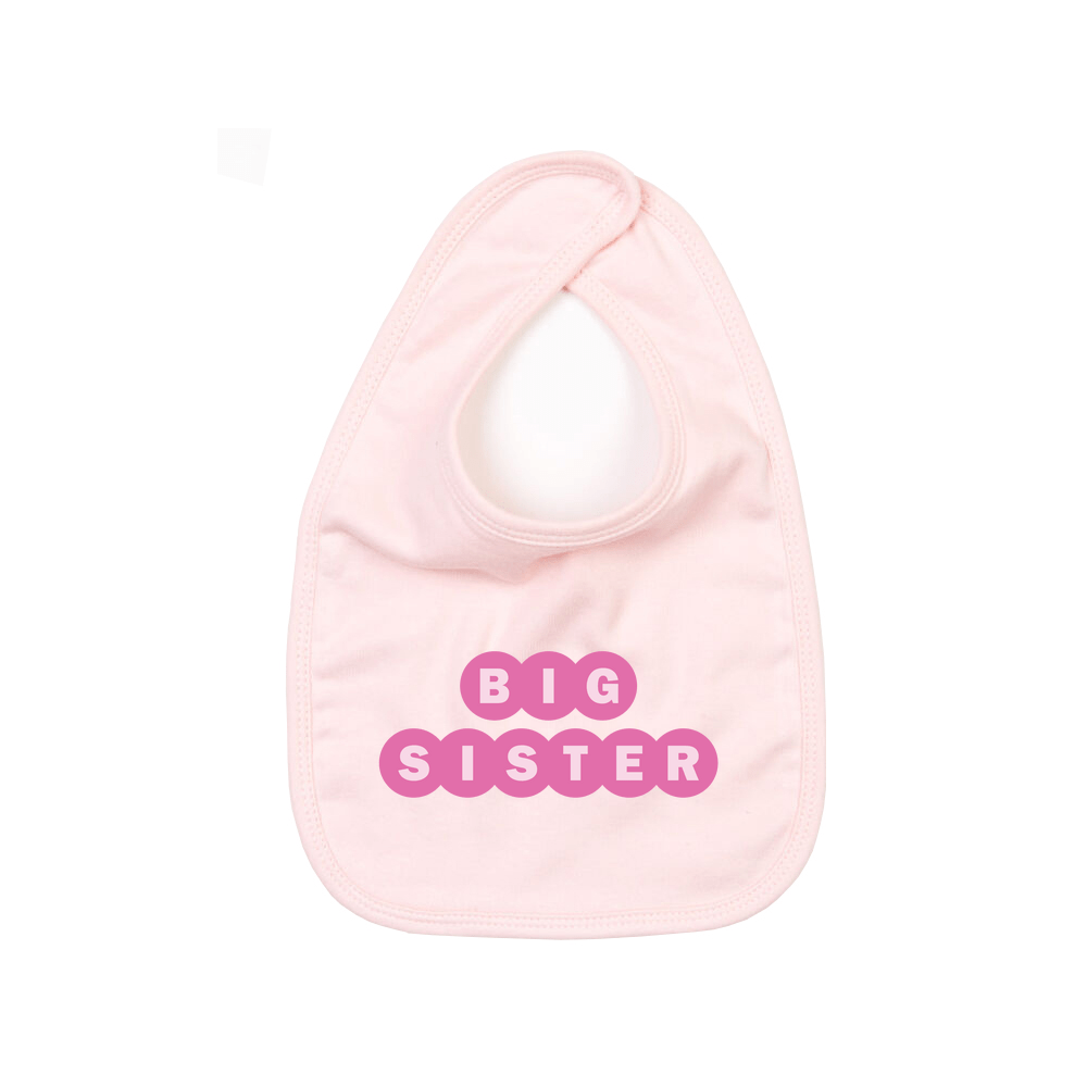Big Sister Personalised Baby Bib - Image 3